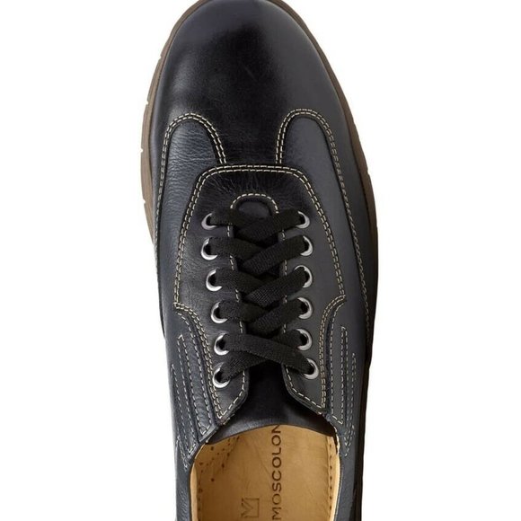 Sandro Moscoloni Sneaker. Mix of suede and smooth leather. Size 13. Color Black main image 6